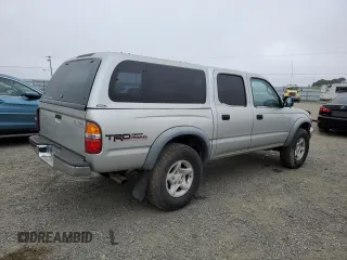 2002 Toyota Tacoma PreRunner with VIN 5TEGN92N32Z890493, listed as a Copart auction lot 53275565 with 184,521 mi miles and Salvage Title. Bid and sale history available at DreamBid. Image 3.