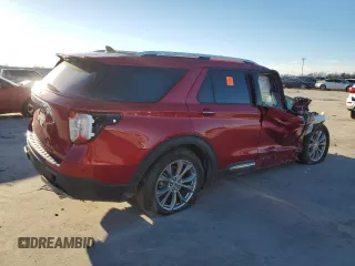 2022 Ford Explorer Limited with VIN 1FMSK7FH4NGA51097, listed as a Copart auction lot 43587295 with 0 mi miles and Clean Title. Bid and sale history available at carsss.com. Image 3.