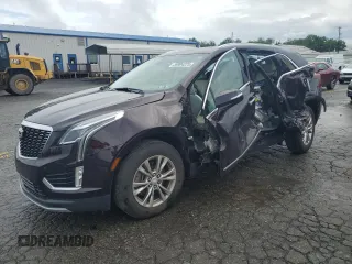 2020 Cadillac XT5 Premium Luxury AWD with VIN 1GYKNDRS7LZ158948, listed as a Copart auction lot 59904225 with 53,408 mi miles and Salvage title. Bid and sale history available at DreamBid. Image 1.