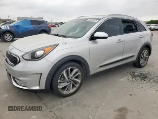 2017 Kia Niro Touring with VIN KNDCE3LC3H5066322, listed as a Copart auction lot 53818465 with 113,794 mi miles and Salvage Title. Bid and sale history available at carsss.com. Image 1.