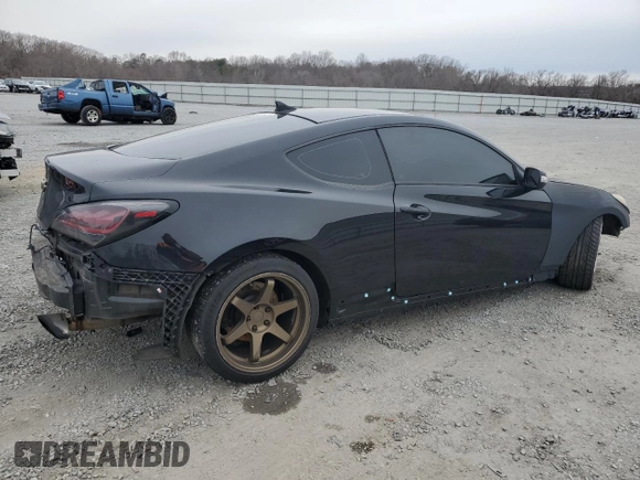 2016 Hyundai Genesis Coupe 3.8L Base with VIN KMHHT6KJ7GU132299, listed as a Copart auction lot 48250765 with 0 mi miles and Salvage Title. Bid and sale history available at carsss.com. Image 3.