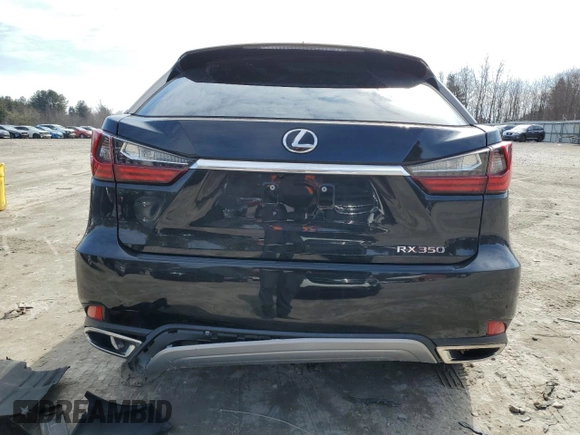 2021 Lexus RX with VIN 2T2AZMDA3MC289029, listed as a Copart auction lot 47461545 with 45,109 mi miles and Salvage Title. Bid and sale history available at carsss.com. Image 6.