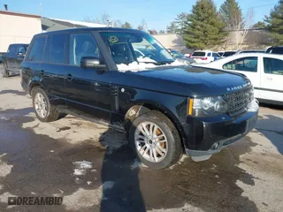 2012 Land Rover Range Rover HSE with VIN SALME1D44CA375032, listed as a IAAI auction lot 41421408 with 156,563 mi miles. Bid and sale history available at carsss.com. Image 1.