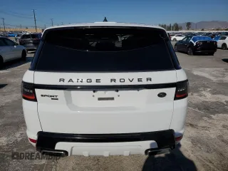 2021 Land Rover Range Rover Sport HST with VIN SALWS2RU9MA749619, listed as a Copart auction lot 88361695 with 56,877 mi miles and Non Repairable. Bid and sale history available at carsss.com. Image 6.