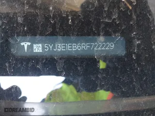 2024 Tesla Model 3 Long Range with VIN 5YJ3E1EB6RF722229, listed as a IAAI auction lot 41777409 with 1 mi miles. Bid and sale history available at carsss.com. Image 9.