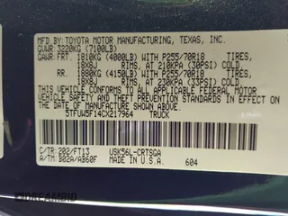 2012 Toyota Tundra z VIN 5TFUW5F14CX217964, wystawiony jako IAAI lot #41265024 z przebiegiem 144 426 mil mil oraz . Historia ofert i sprzedaży dostępna na DreamBid. Obrazek 9.