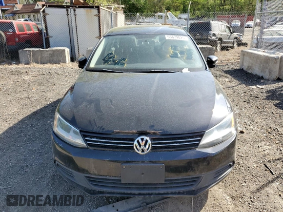2011 Volkswagen Jetta Sedan SE w/Convenience & Sunroof PZEV with VIN 3VWDZ7AJ2BM339007, listed as a Copart auction lot 53679025 with 0 mi miles and Salvage Title. Bid and sale history available at carsss.com. Image 5.