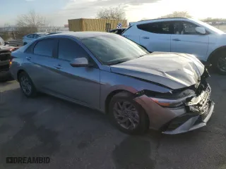 2024 Hyundai Elantra Essential with VIN KMHLM4DG9RU776595, listed as a Copart auction lot 47137105 with 1,716 mi miles and Salvage Title. Bid and sale history available at carsss.com. Image 4.