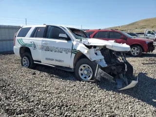 2019 Chevrolet Tahoe Commercial with VIN 1GNSKFEC2KR293639, listed as a Copart auction lot 59109694 with 0 mi miles and Salvage Title. Bid and sale history available at carsss.com. Image 4.