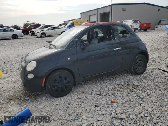 2015 FIAT 500 Pop with VIN 3C3CFFDR4FT663093, listed as a Copart auction lot 60199925 with 116,500 mi miles and Clean title. Bid and sale history available at DreamBid. Image 1.