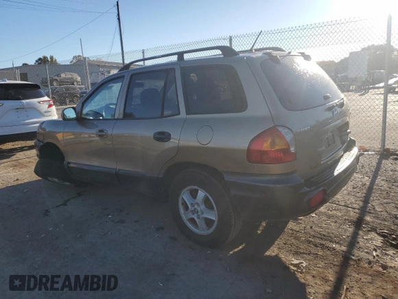 2004 Hyundai Santa Fe GLS with VIN KM8SC73D94U722035, listed as a Copart auction lot 74596014 with 122,920 mi miles and Salvage Title. Bid and sale history available at carsss.com. Image 2.