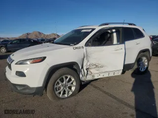 2018 Jeep Cherokee Latitude Plus with VIN 1C4PJMLX8JD588574, listed as a Copart auction lot 81723034 with NaN miles and Salvage Title. Bid and sale history available at carsss.com. Image 1.