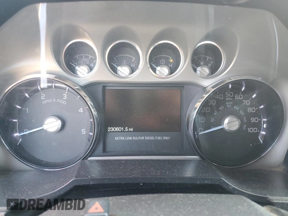 2012 Ford F-250 XL with VIN 1FT7W2BT4CEB55898, listed as a Copart auction lot 49077695 with 230,601 mi miles and Salvage title. Bid and sale history available at DreamBid. Image 9.