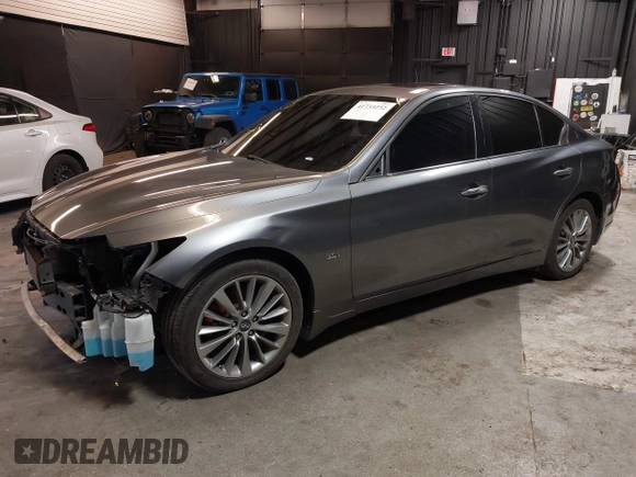 2018 Infiniti Q50 3.0t LUXE with VIN JN1EV7AR8JM610044, listed as a IAAI auction lot 41733252 with 116,320 mi miles. Bid and sale history available at carsss.com. Image 18.