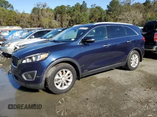 2016 Kia Sorento LX with VIN 5XYPGDA30GG054378, listed as a Copart auction lot 80247624 with 102,495 mi miles and Salvage Title. Bid and sale history available at carsss.com. Image 1.