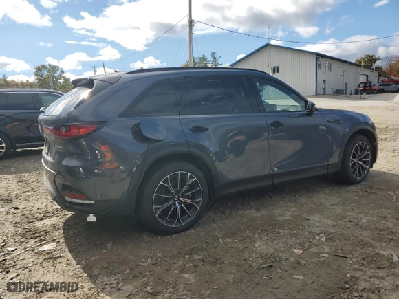 2025 Mazda CX-70 PHEV Premium Plus Package with VIN JM3KJEHA2S1103778, listed as a Copart auction lot 73510604 with NaN miles and Salvage Title. Bid and sale history available at carsss.com. Image 3.