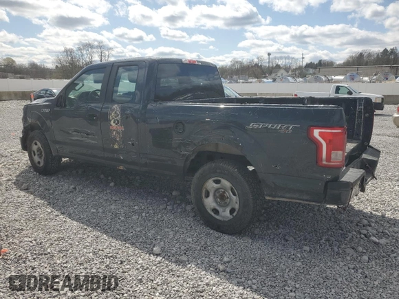 2016 Ford F-150 XLT with VIN 1FTEX1E89GFB52548, listed as a Copart auction lot 52312575 with 149,591 mi miles and Salvage Title. Bid and sale history available at carsss.com. Image 2.