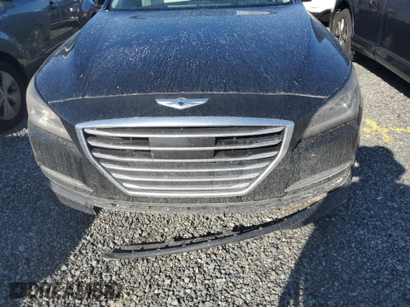 2016 Hyundai Genesis 3.8L with VIN KMHGN4JE9GU121528, listed as a Copart auction lot 73956134 with 0 mi miles and Non Repairable. Bid and sale history available at carsss.com. Image 11.