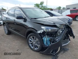 2023 Buick Encore GX Essence with VIN KL4MMFSL0PB077301, listed as a IAAI auction lot 42061187 with 4,178 mi miles and . Bid and sale history available at DreamBid. Image 1.