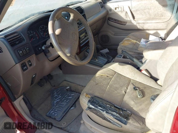 2001 Isuzu Rodeo S with VIN 4S2DM58W814303358, listed as a IAAI auction lot 42695509 with Not provided miles and . Bid and sale history available at DreamBid. Image 11.