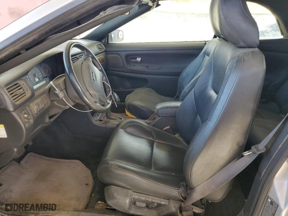 2003 Volvo C70 with VIN YV1NC63D53J036094, listed as a Copart auction lot 76827604 with 188,876 mi miles and Salvage Title. Bid and sale history available at carsss.com. Image 7.