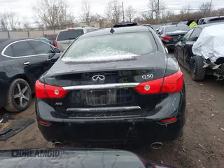 2017 Infiniti Q50 2.0t Premium with VIN JN1CV7AR0HM681837, listed as a IAAI auction lot 41724953 with 55,178 mi miles. Bid and sale history available at carsss.com. Image 16.