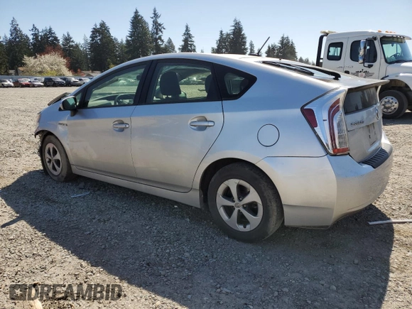2014 Toyota Prius Four with VIN JTDKN3DU2E0391815, listed as a Copart auction lot 52826555 with 83,559 mi miles and Salvage Title. Bid and sale history available at carsss.com. Image 2.