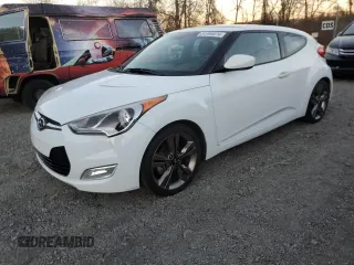 2016 Hyundai Veloster with VIN KMHTC6AD0GU298346, listed as a Copart auction lot 81289574 with 87,540 mi miles and Salvage Title. Bid and sale history available at carsss.com. Image 1.