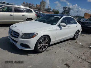 2016 Mercedes-Benz C 300 with VIN 55SWF4JB3GU173599, listed as a Copart auction lot 64258595 with 137,723 mi miles and Salvage title. Bid and sale history available at DreamBid. Image 1.