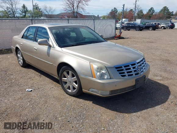 2006 Cadillac DTS w/1SC with VIN 1G6KD57Y86U209092, listed as a IAAI auction lot 41811298 with 156,676 mi miles. Bid and sale history available at carsss.com. Image 1.