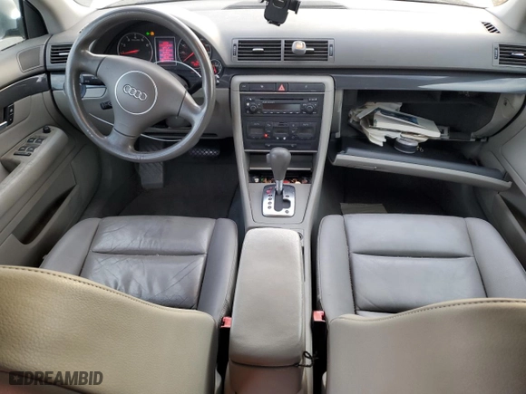 2005 Audi A4 1.8T with VIN WAUJC68EX5A065001, listed as a Copart auction lot 77533784 with 128,124 mi miles and Salvage Title. Bid and sale history available at carsss.com. Image 8.