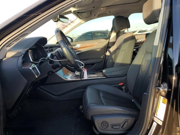 2019 Audi A6 Prestige with VIN WAUM2AF25KN046145, listed as a Copart auction lot 77636554 with 101767 miles and Salvage Title. Bid and sale history available at carsss.com. Image 7.