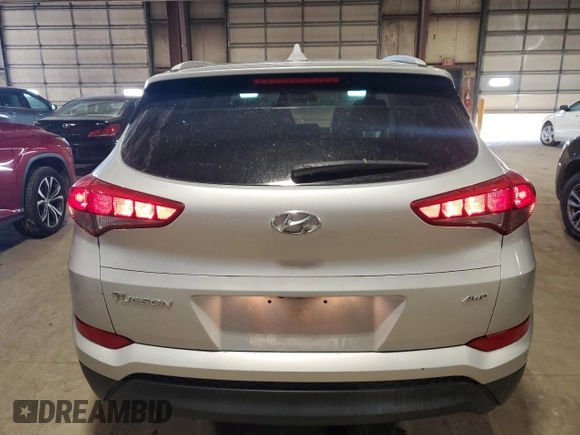 2018 Hyundai Tucson SEL with VIN KM8J3CA43JU674390, listed as a Copart auction lot 42637225 with 65,658 mi miles and Salvage Title. Bid and sale history available at carsss.com. Image 6.