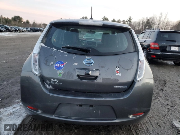 2016 Nissan LEAF S with VIN 1N4BZ0CP8GC314520, listed as a Copart auction lot 86991384 with 161,931 mi miles and Clean Title. Bid and sale history available at carsss.com. Image 6.