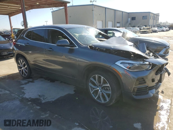 2021 BMW X2 sDrive28i with VIN WBXYH9C00M5S76654, listed as a Copart auction lot 42705965 with 45,103 mi miles and Clean Title. Bid and sale history available at carsss.com. Image 4.