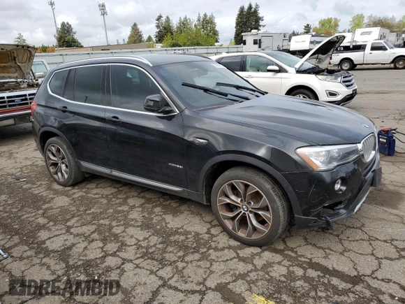 2016 BMW X3 xDrive28i with VIN 5UXWX9C58G0D84381, listed as a Copart auction lot 52954225 with 103,892 mi miles and Clean Title. Bid and sale history available at carsss.com. Image 4.