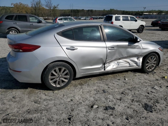 2017 Hyundai Elantra SE with VIN 5NPD74LF7HH048596, listed as a Copart auction lot 51341945 with 91,149 mi miles and Salvage Title. Bid and sale history available at carsss.com. Image 3.