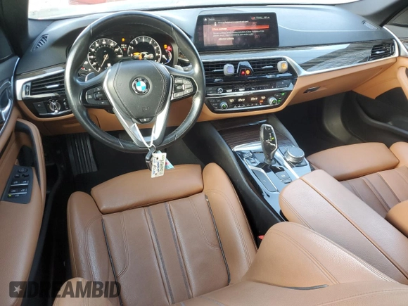 2018 BMW 5 Series 530i xDrive with VIN WBAJA7C57JWA74922, listed as a Copart auction lot 53491435 with 115,548 mi miles and Clean Title. Bid and sale history available at carsss.com. Image 8.