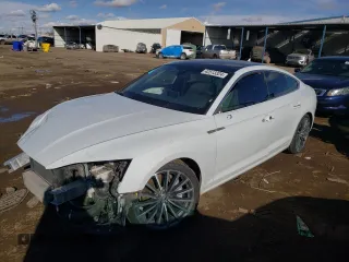 2018 Audi A5 Sportback Premium Plus with VIN WAUBNCF55JA007923, listed as a Copart auction lot 42513324 with 84,797 mi miles. Bid and sale history available at carsss.com. Image 1.