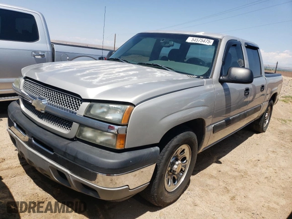 2005 Chevrolet Silverado 1500 LS z VIN 2GCEC13TX51291255, wystawiony jako Copart lot #54575475 z przebiegiem 120 145 mil mil oraz Szkoda całkowita • Salvage title. Historia ofert i sprzedaży dostępna na DreamBid. Obrazek 1.