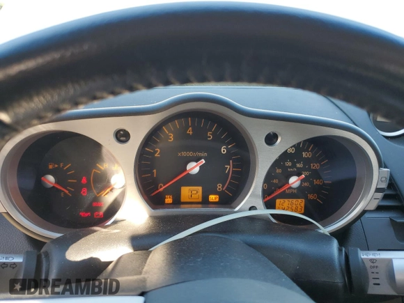 2004 Nissan 350Z Touring with VIN JN1AZ34E54T061403, listed as a Copart auction lot 57346704 with 127,602 mi miles and Salvage Title. Bid and sale history available at carsss.com. Image 9.