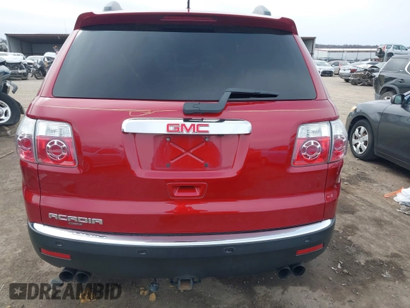 2012 GMC Acadia SLT1 with VIN 1GKKRRED0CJ216707, listed as a IAAI auction lot 41739391 with 49,598 mi miles. Bid and sale history available at carsss.com. Image 16.