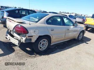 2001 Pontiac Grand Am SE1 with VIN 1G2NF52T01C232451, listed as a IAAI auction lot 41629388 with 152,299 mi miles. Bid and sale history available at carsss.com. Image 4.