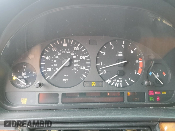 2001 BMW 7 Series 740iL with VIN WBAGH83471DP29656, listed as a Copart auction lot 49948115 with 0 mi miles and Salvage Title. Bid and sale history available at carsss.com. Image 9.