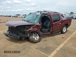 2008 Chevrolet Avalanche 3LT with VIN 3GNFK12388G221880, listed as a Copart auction lot 55097845 with 188,328 mi miles and Salvage title. Bid and sale history available at DreamBid. Image 1.