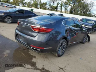 2017 Kia Cadenza Premium with VIN KNALC4J19H5046778, listed as a Copart auction lot 73368674 with 134,039 mi miles and Salvage Title. Bid and sale history available at carsss.com. Image 3.