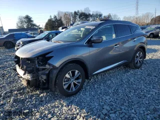 2022 Nissan Murano SV with VIN 5N1AZ2BS5NC126862, listed as a Copart auction lot 87946165 with 35,198 mi miles and Salvage Title. Bid and sale history available at carsss.com. Image 1.