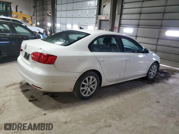 2012 Volkswagen Jetta SE with VIN 3VWDX7AJ6CM107243, listed as a Copart auction lot 56588155 with 191,741 mi miles and Non repairable. Bid and sale history available at DreamBid. Image 3.