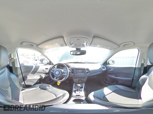 2021 Jeep Compass Altitude with VIN 3C4NJDBBXMT558309, listed as a Copart auction lot 59976145 with 38,736 mi miles and Salvage title. Bid and sale history available at DreamBid. Image 16.