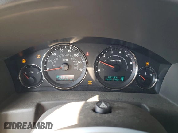 2006 Jeep Commander with VIN 1J8HH48K96C276752, listed as a Copart auction lot 49312975 with 138,846 mi miles and Salvage title. Bid and sale history available at DreamBid. Image 9.